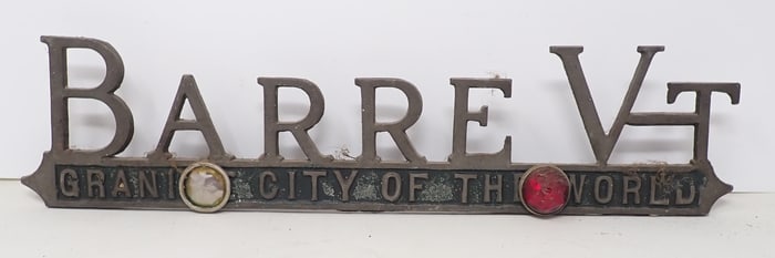 Barre VT License Plate Topper