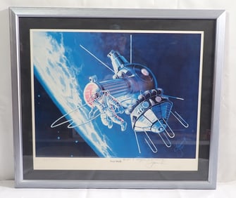 Alexei Leonov First Walk Signed & Numbered Lithograph