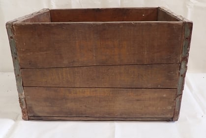 Bush Flemington NJ Wooden Milk Crate