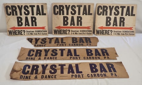 Crystal Bar Signs