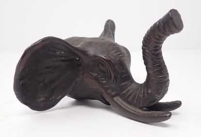 Cast Iron Elephant Head