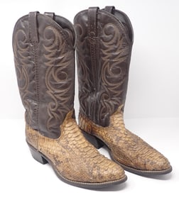 Snakeskin Cowboy Boots