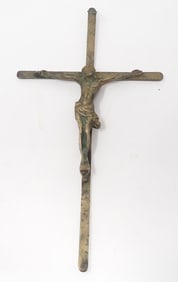 Brass Religious Crucifix