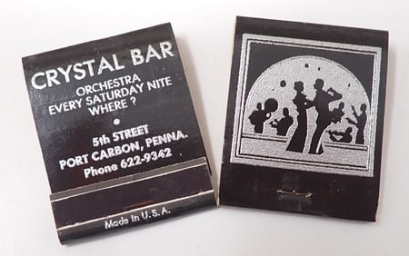 8 Boxes of Crystal Bar Port Carbon Pa Matches
