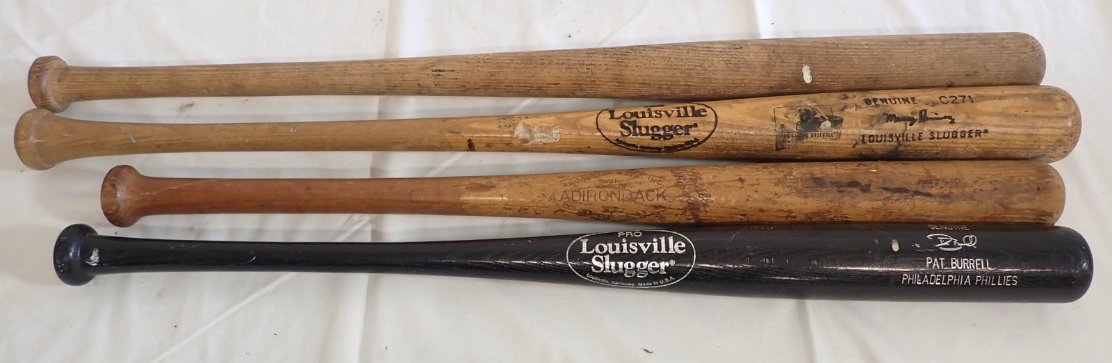 Louisville Slugger & Adirondack Wooden Baseball Bats: Longest are apprx 33 1/2". Shipping available