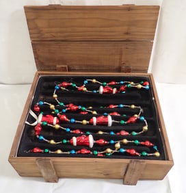 Thomas Pacconi Christmas Ornaments in Wood Crate