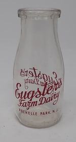 Eugster's Farm Dairy Rochelle Park Milk Bottle