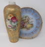 Hand Painted Nippon Jar & Bavaria Plate