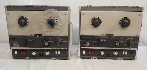 2 Sony 500A Stereo Tapecorders