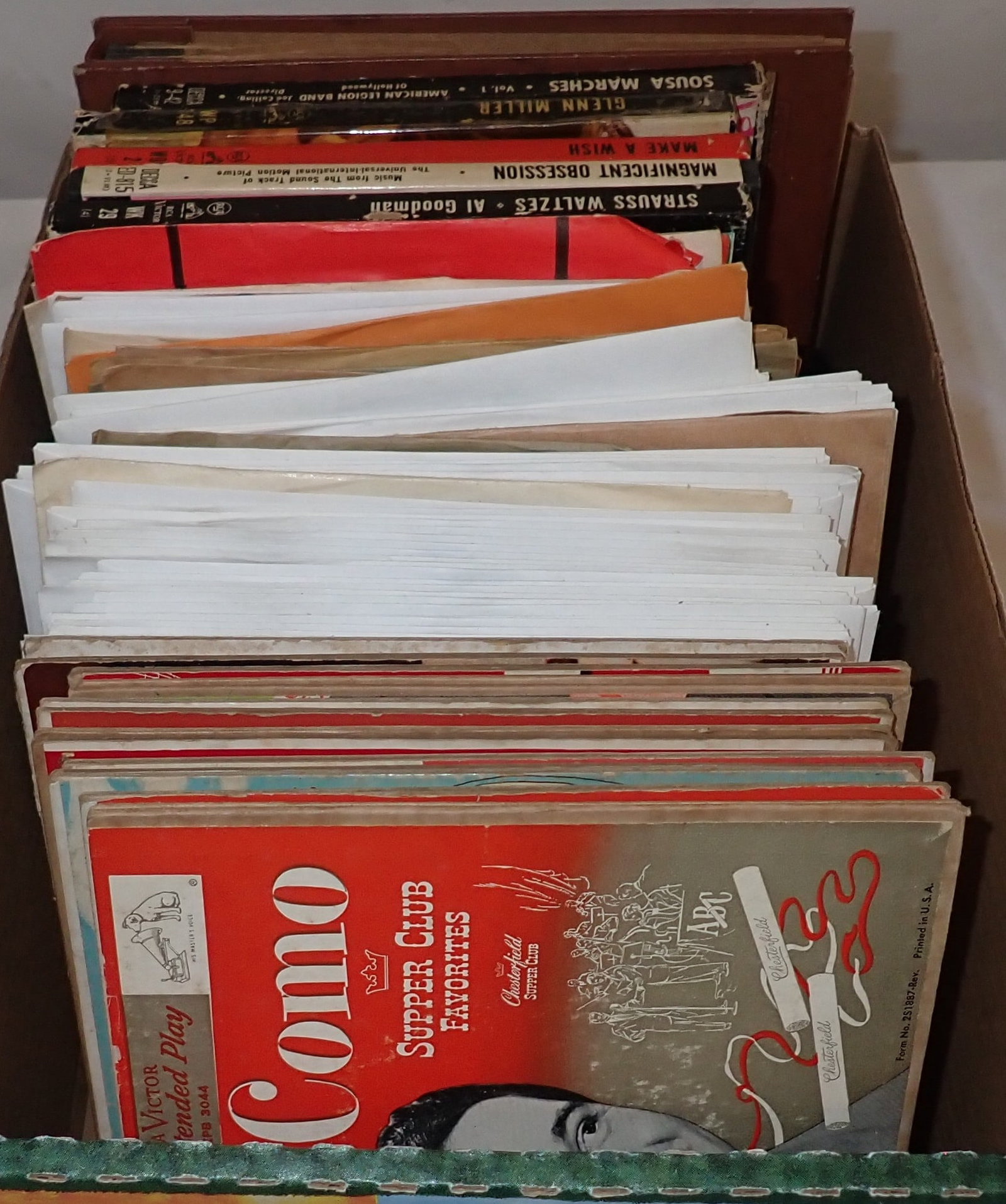 Box of 45 Records: Shipping available