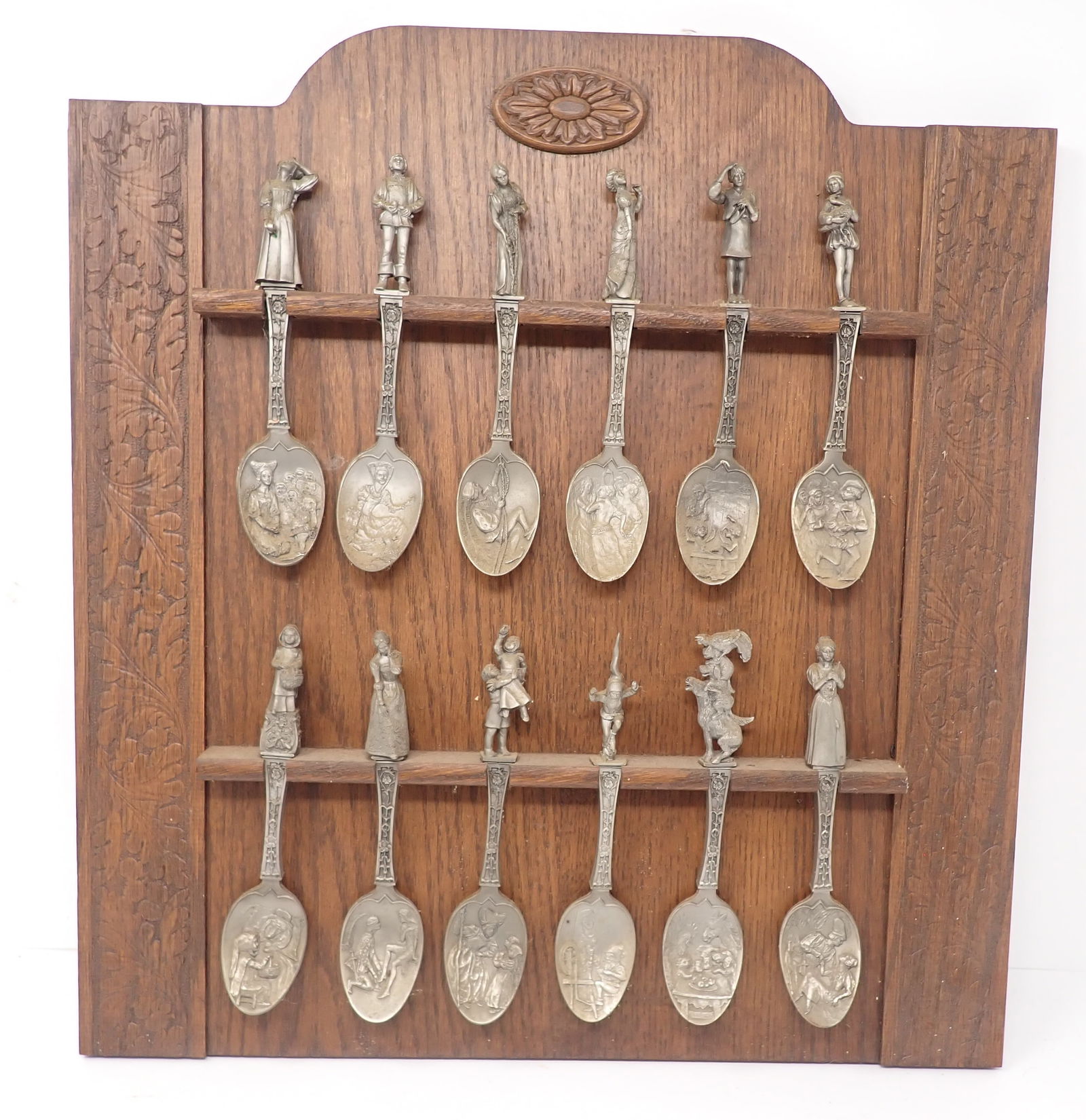 Franklin Mint Collector Pewter Spoons (1 of 8)