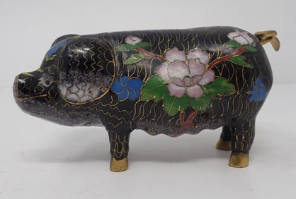 Cloisonne Pig