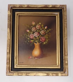 Fermi Still Life Oil on Board Painting