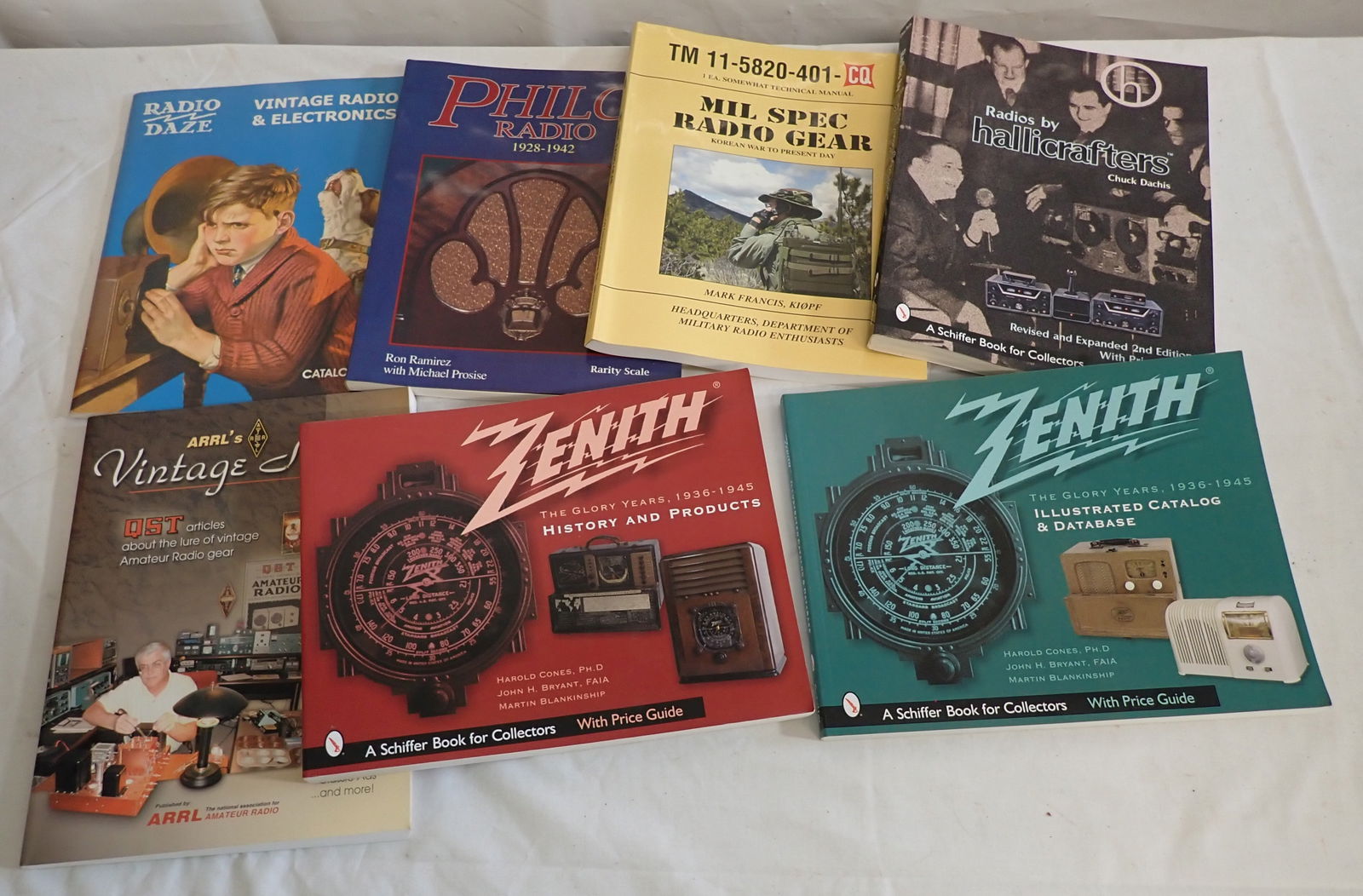Zenith Hallicrafters Philco Radio Books: Shipping available