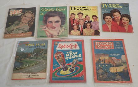 Radio Stars Magazine Rand McNally Atlas & More