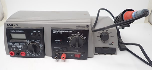 Velleman Lab-1 Multimeter Power Supply Solder Station