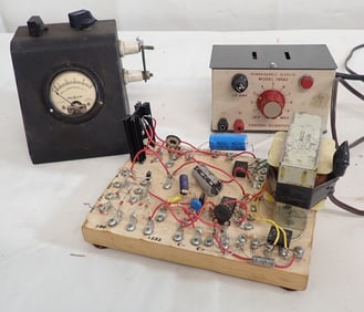 Central Scientific Power Supply General Electric Meter & Misc