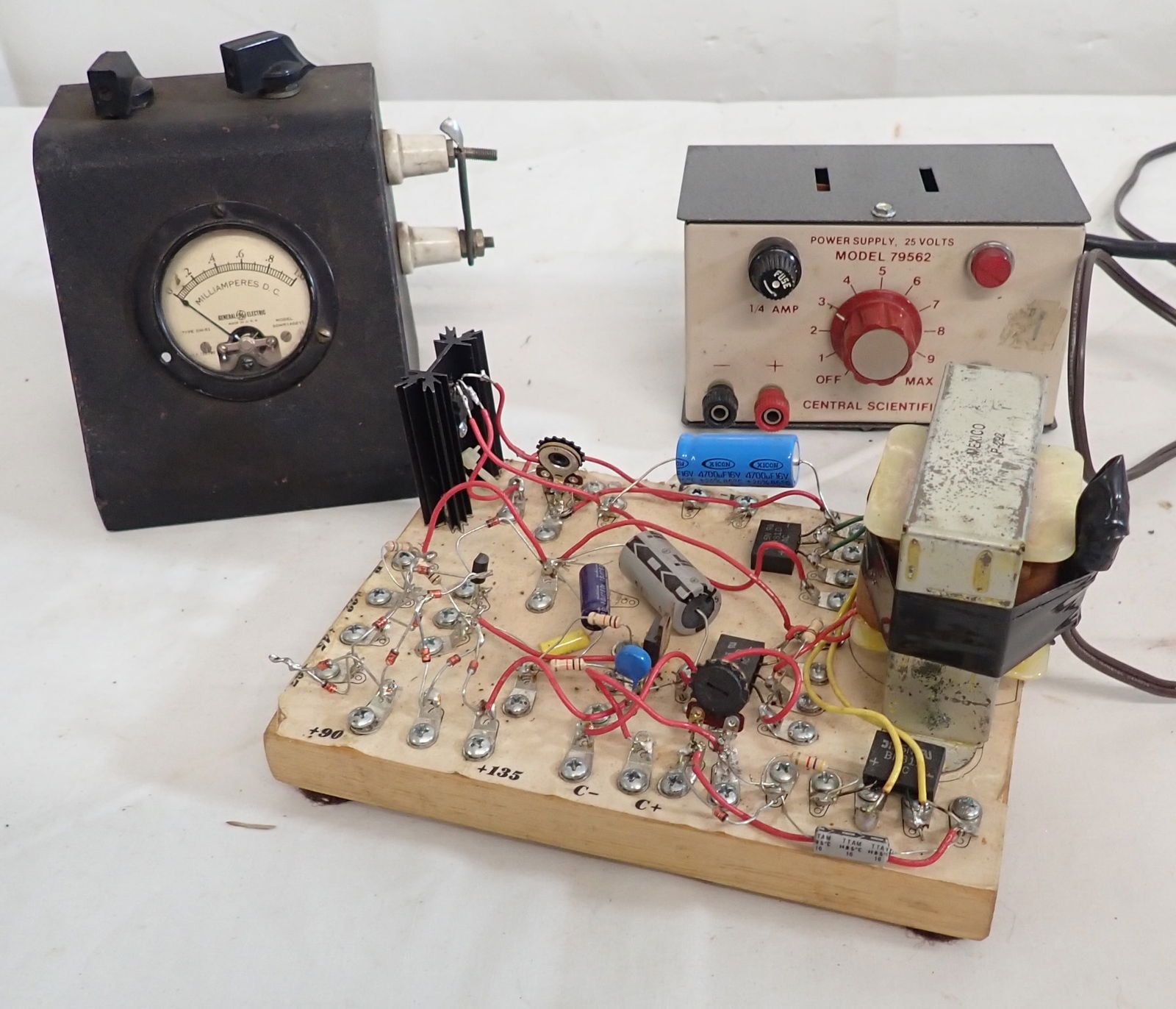 Central Scientific Power Supply General Electric Meter & Misc (1 of 4)