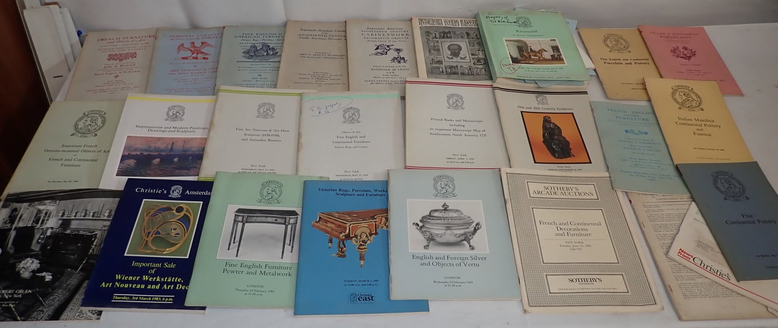 Sotheby's & Christies Auction Catalogs: From the Theodore Beckhardt collection - Shipping available