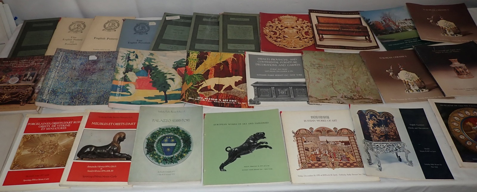Sotheby Christies Parke Bernet Auction Catalogs: From the Theodore Beckhardt collection - Shipping available