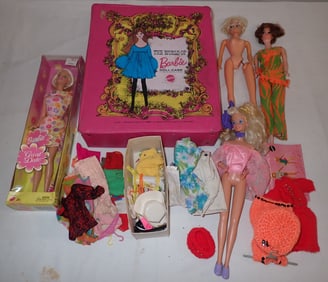 1968 Barbie Case & Misc Dolls