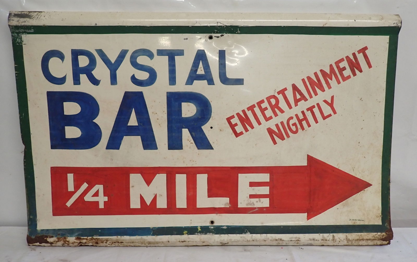 Crystal Bar Painted Sign (1 of 7)