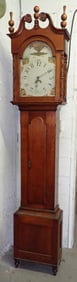 1833 Krout 30 Hour Cherry Grandfather Clock