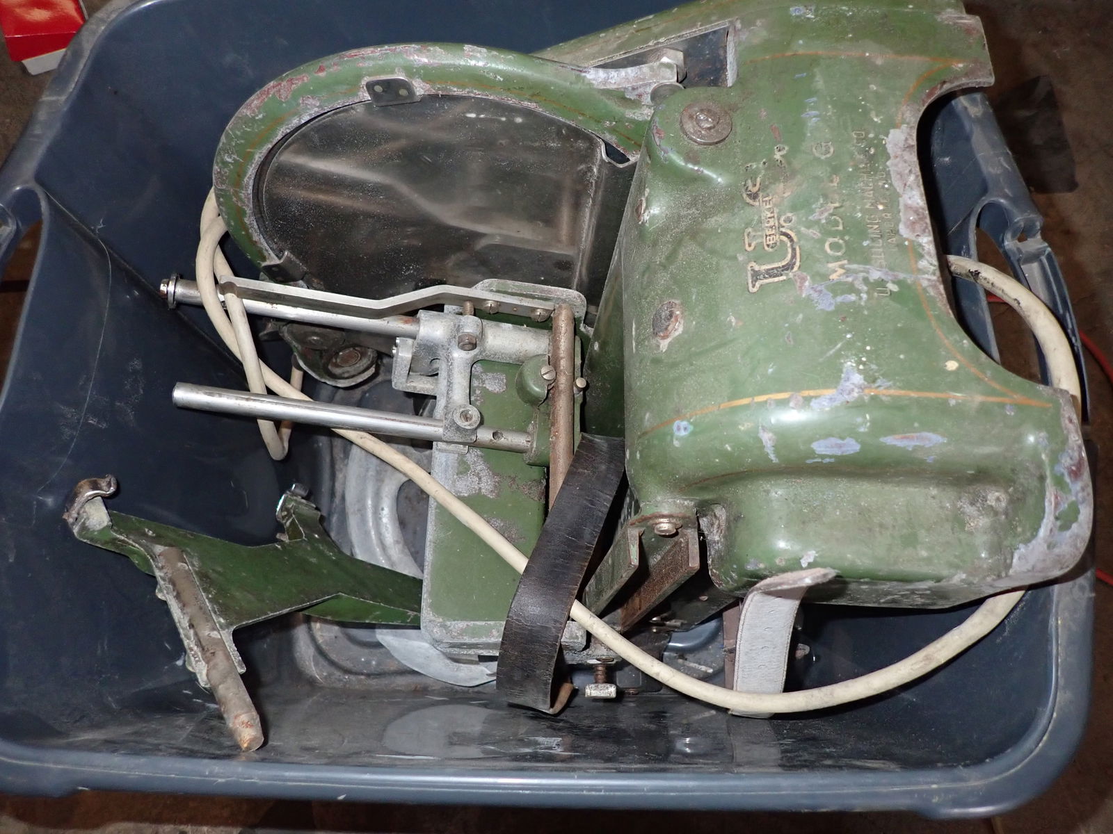 US Berkel Model G Meat Slicer w/ Sharpener (1 of 3)