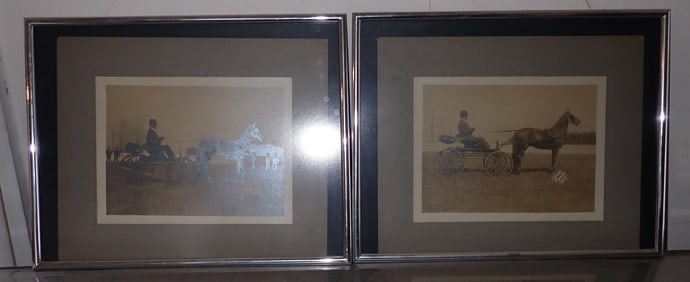 (2) 1907 Horse and Carriage Photos