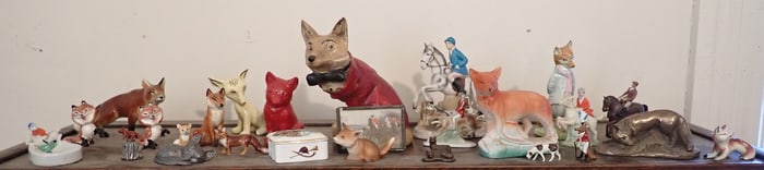 Fox Hunt & Fox Figurines incl Beswick / Goebel