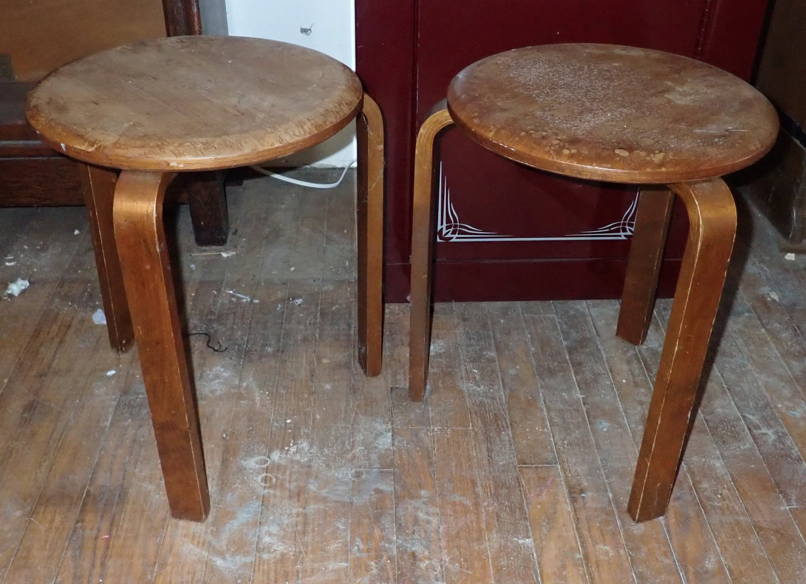 Scandicrafts Alvar Aalto style Bentwood Plant Stands: Apprx 13 3/4" in diameter and 17 3/4" tall. No in house shipping !