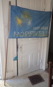 Hopewell , American, & Rocky Hill Flags