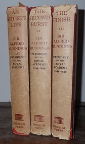 Sir Alfred Munnings Autobiography Volumes 1 -3