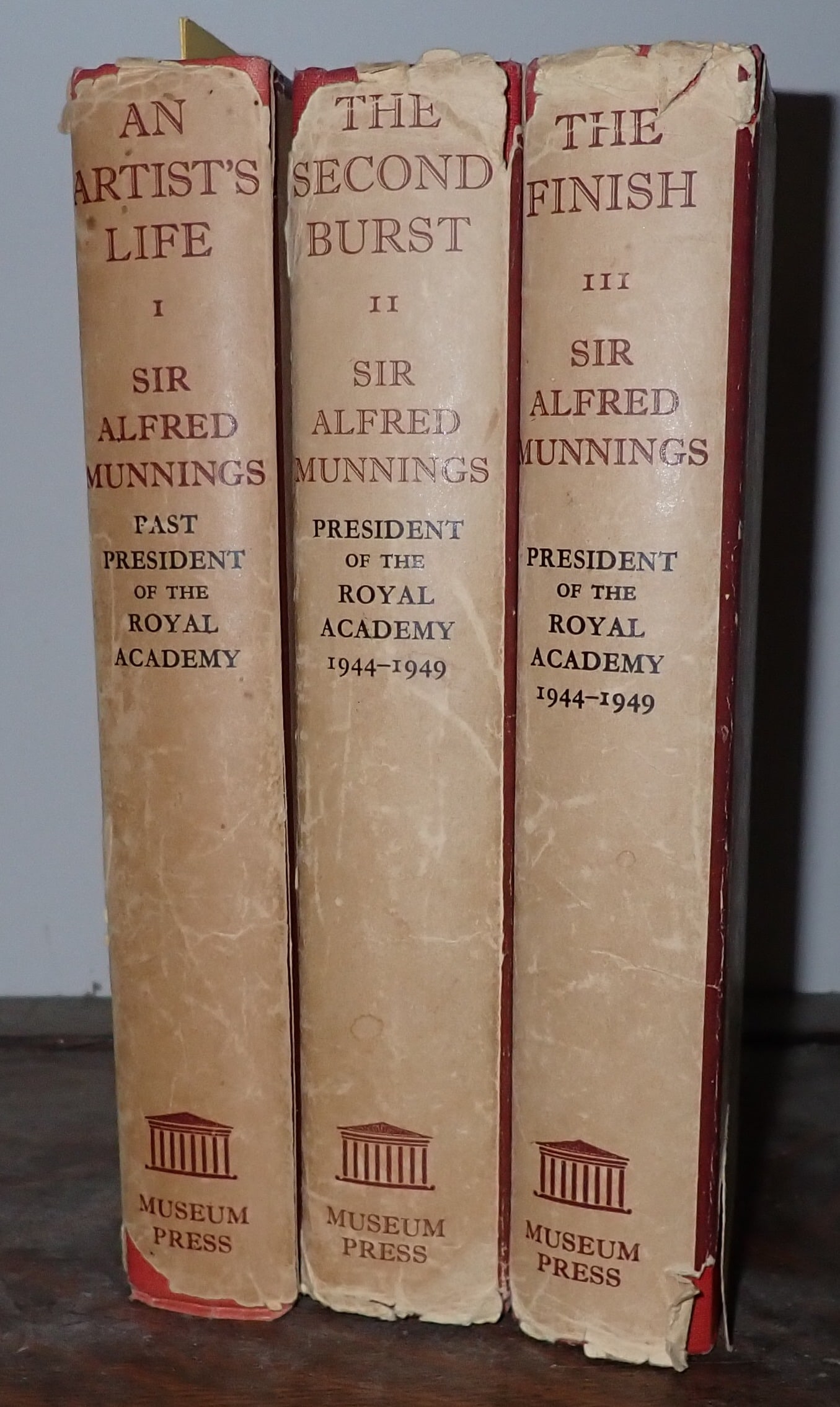 Sir Alfred Munnings Autobiography Volumes 1 -3 (1 of 5)