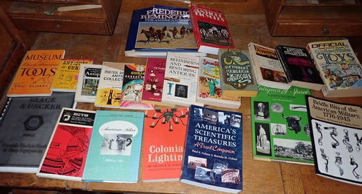 Books incl Antique Reference Tools Toys Bicycles