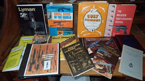 Gun & Reloading Books incl Colt Mauser & Remington