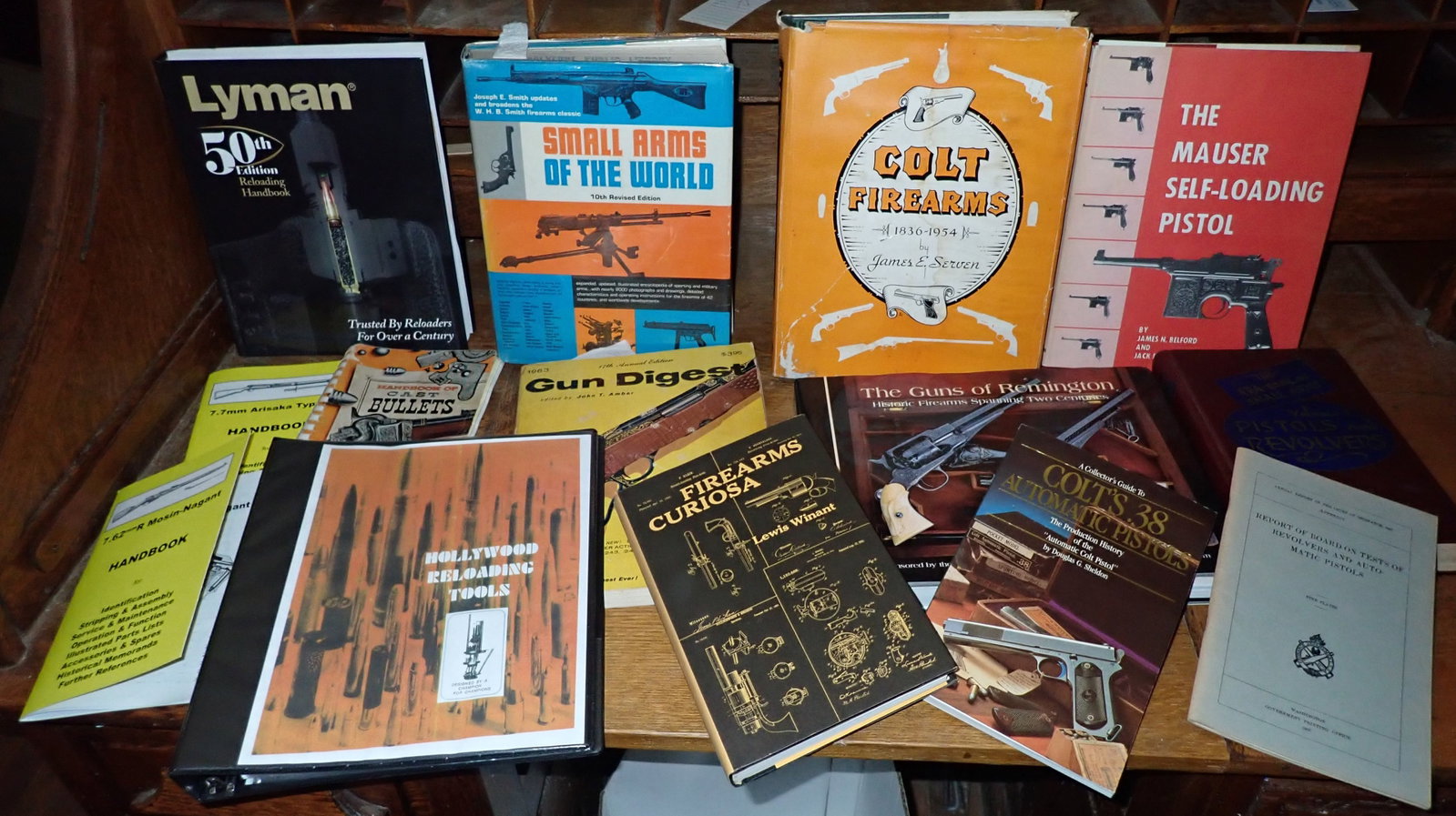 Gun & Reloading Books incl Colt Mauser & Remington: Shipping available
