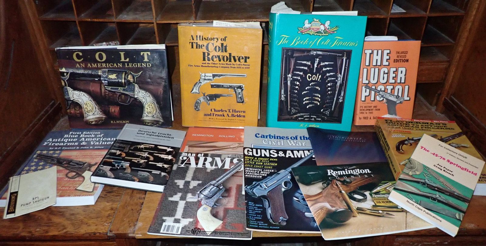Colt Luger Pistol Springfield & Misc Gun Books: Shipping available