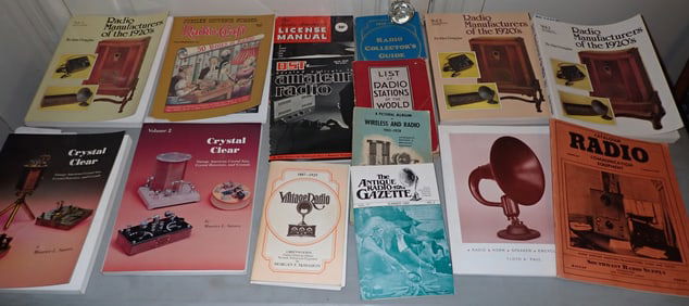 Radio , Speaker , Horn , & Misc Books