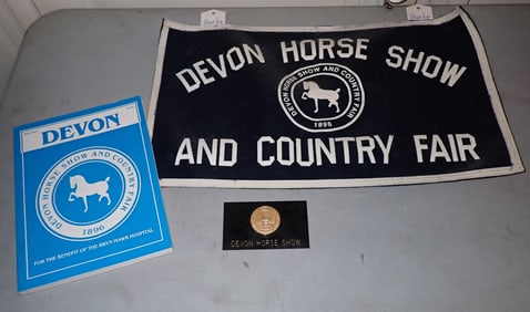 Devon Horse Show Banner Book & Plaque