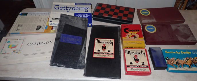 Cootie Monoploly & Misc Board Games