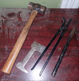 Blacksmith Hammer and Tongs