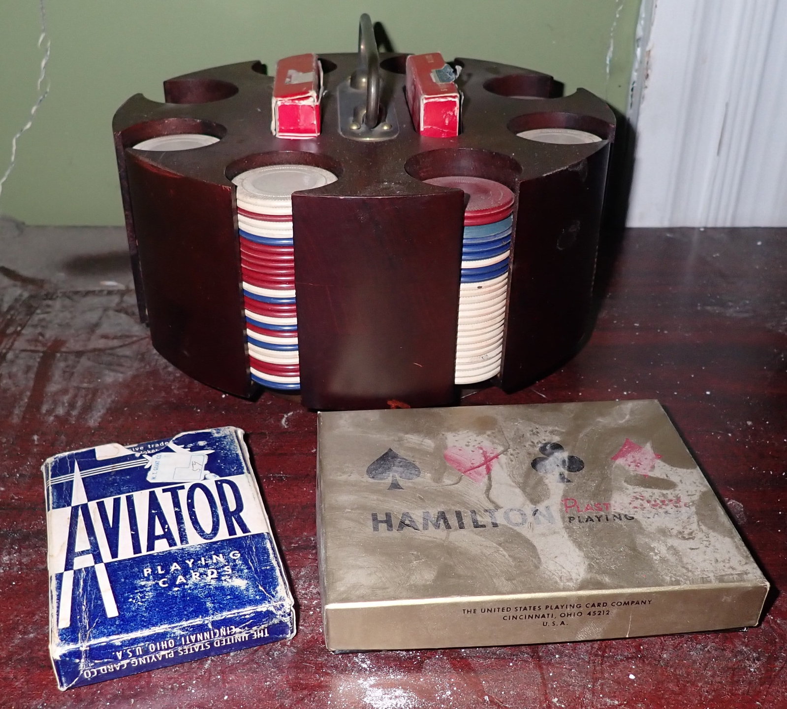 Poker Chips and Playing Cards: We do not guarantee decks are complete. Shipping available