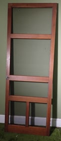 Oak Screen Door