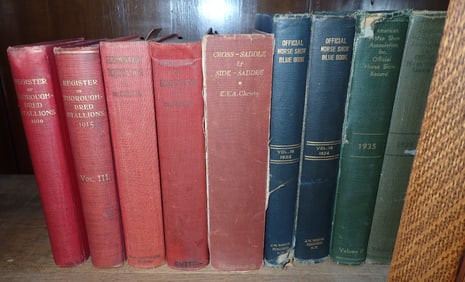Horse Show Blue Books Registry of Thoroughbred Stallions