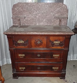 Victorian Marble Top Washstand