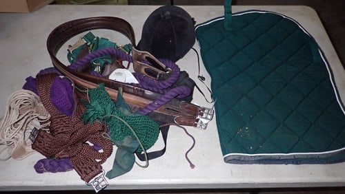 Riding Hat & Misc Equestrian