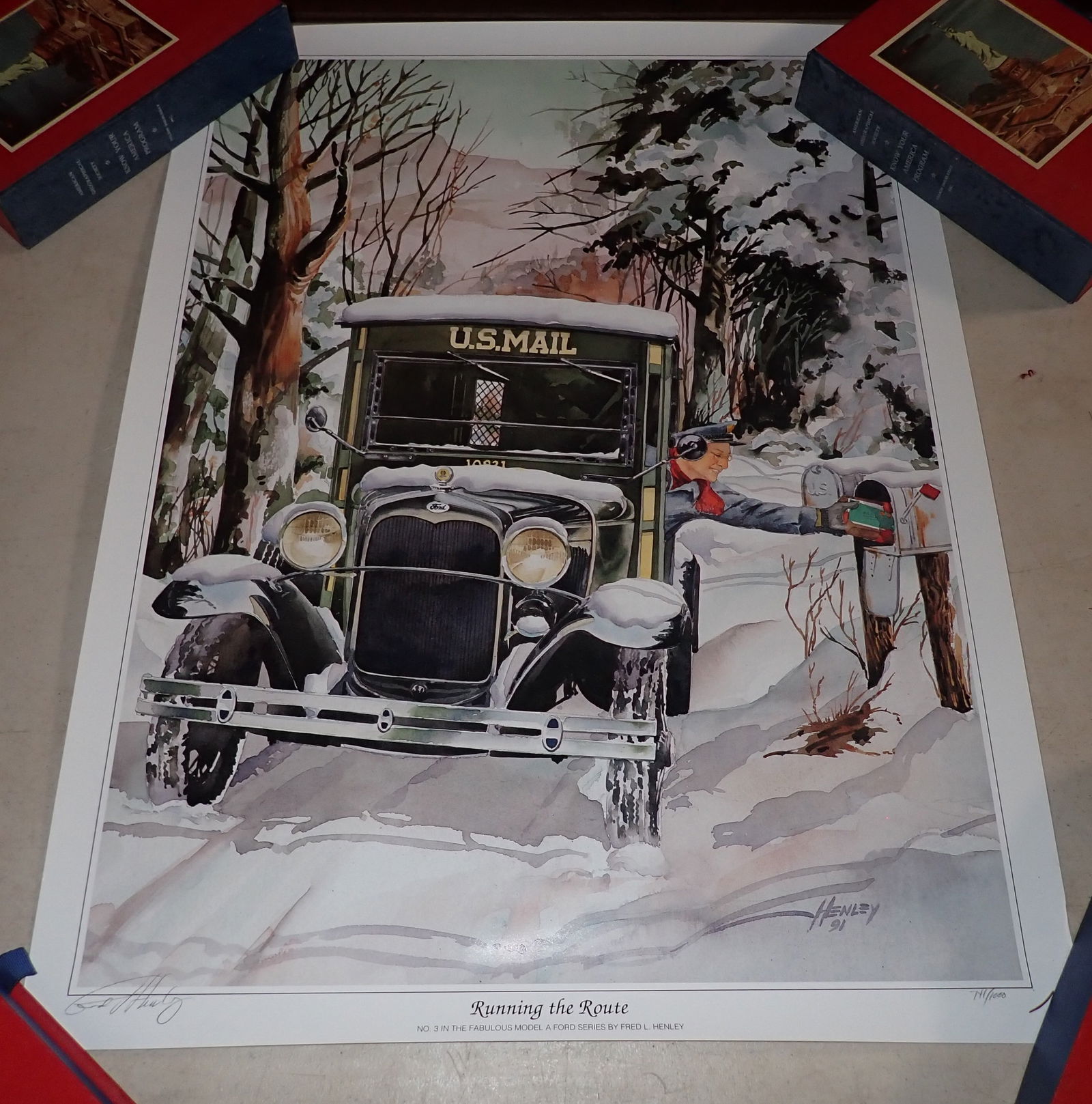Signed & Numbered Fred Henley Poster (1 of 5)