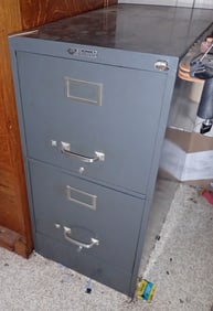 2 Drawer Steelmaster File Cabinet
