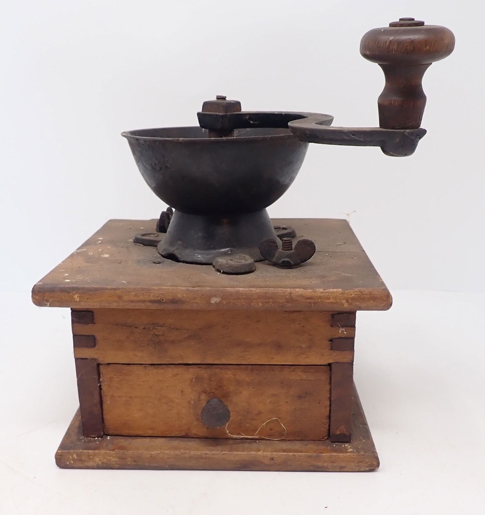 Laptop Coffee Grinder: Approx 6 1/2" x 6 1/2" x 8 3/8" tall. Shipping available